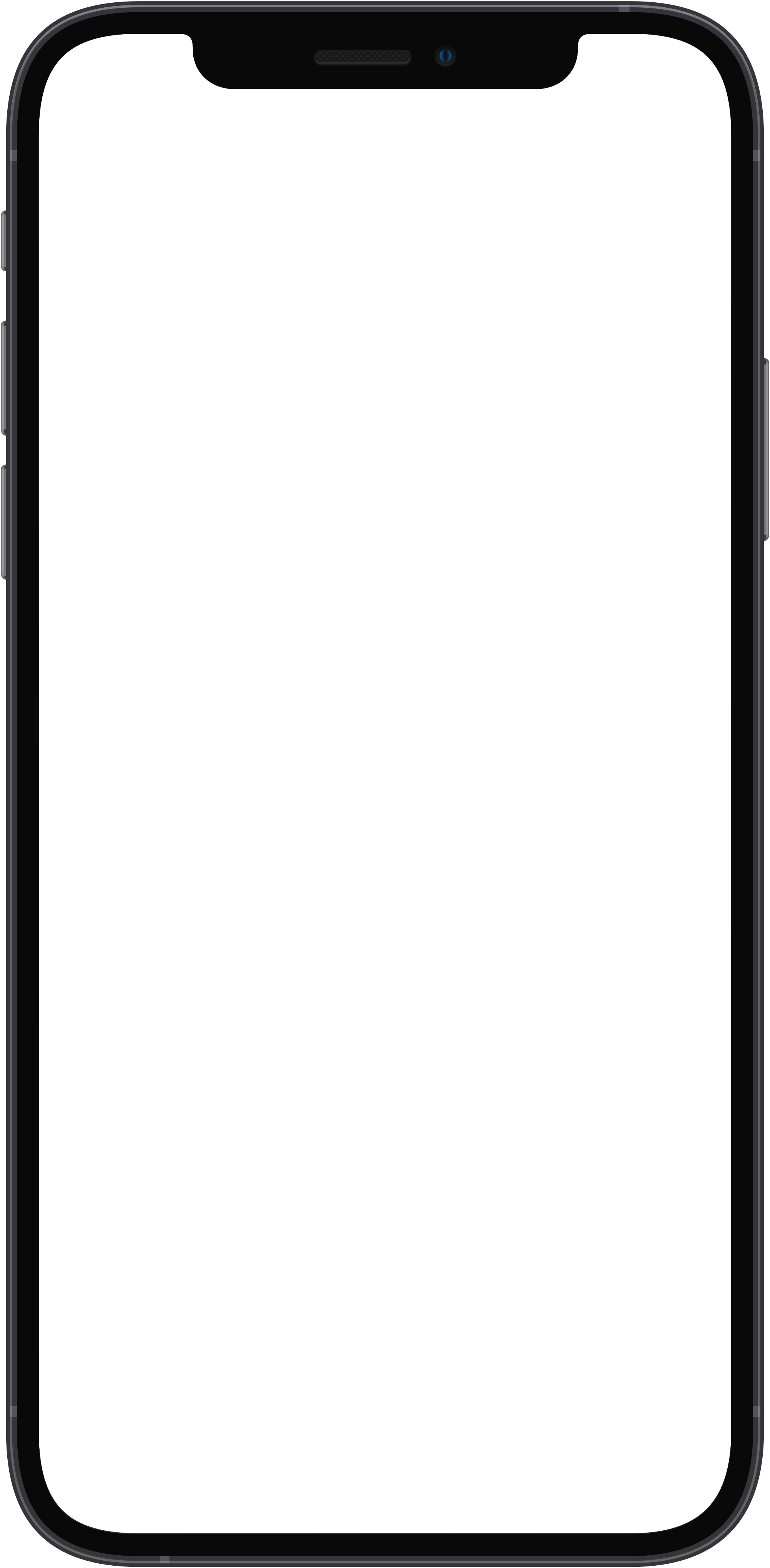 iPhone 12 手机样机外框（用于展示移动端效果）